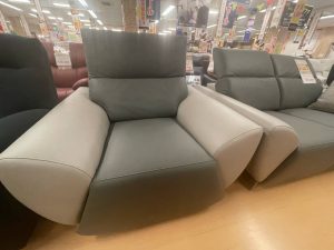 【西岡店　展示現品】電動１Pソファ