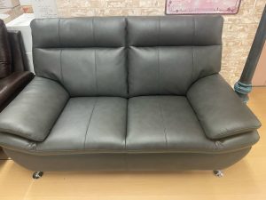 【西岡店展示現品】ブレント　本革２Pソファ