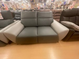 【西岡店　展示現品】電動３Pソファ
