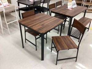 【千歳店】組み立てダイニング3点