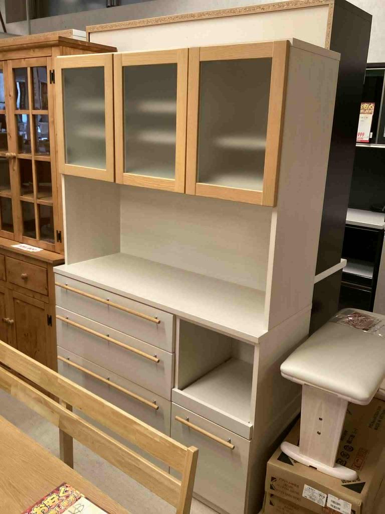 【西岡店　展示現品】120キッチンボード　ﾋﾟｯｺﾛ