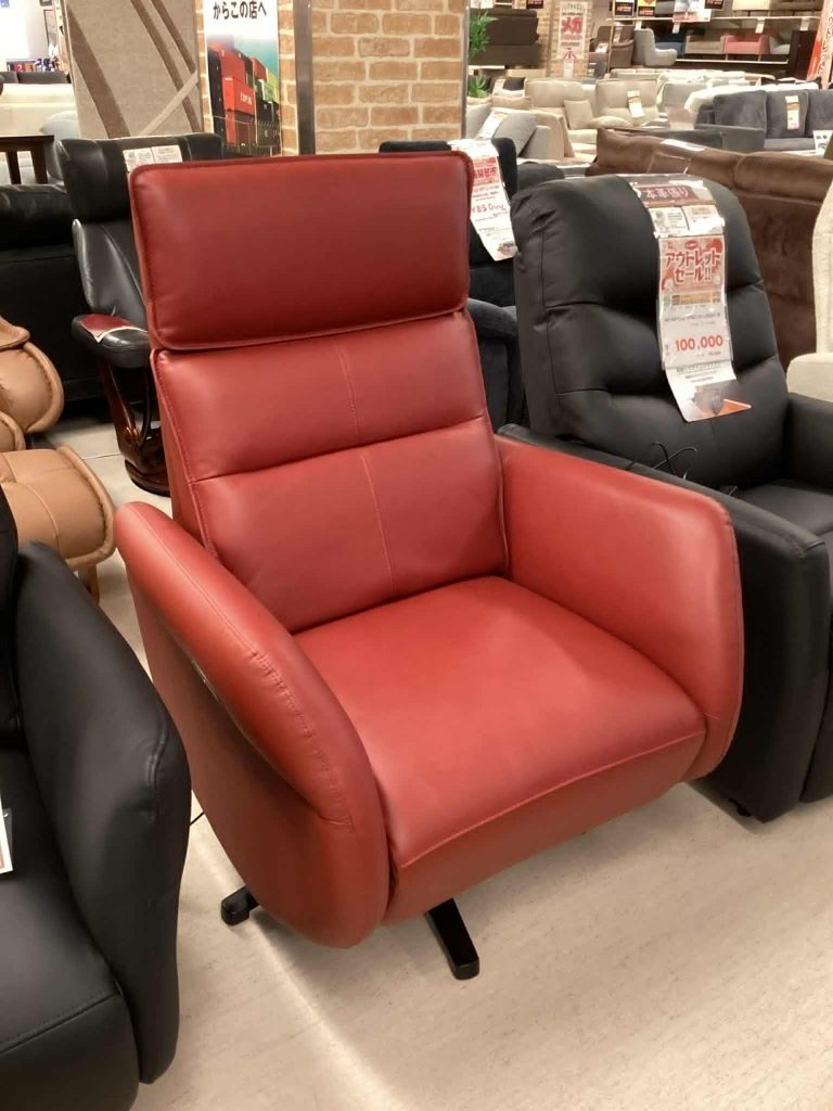 【西岡店　展示現品】電動１Ｐソファ　9948A1
