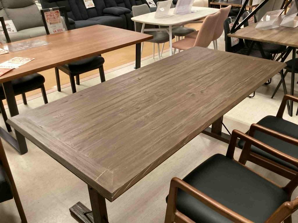【西岡店　展示現品】アンティークダイニングテーブル　UP302　B品
