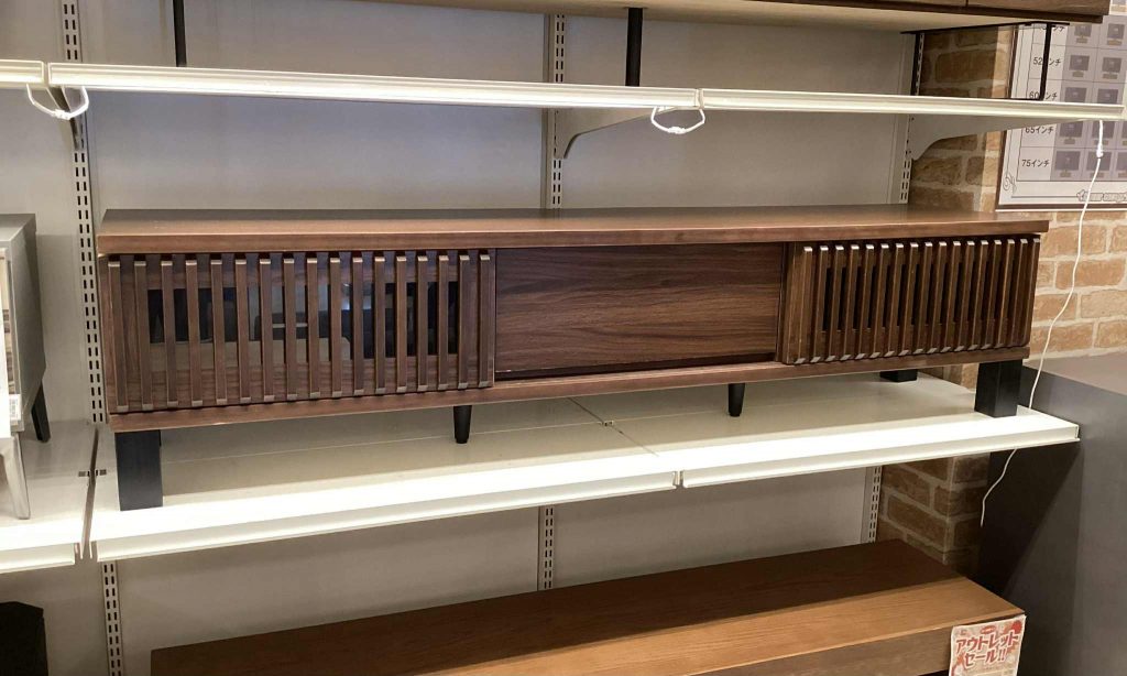 【西岡店　展示現品】和風ﾓﾀﾞﾝTVﾎﾞｰﾄﾞ　B品