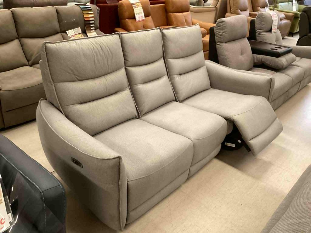 【西岡店　展示現品】電動ソファ　ﾃﾞﾝﾄﾞｳ3P　BM060　PLT