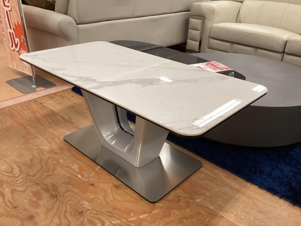 【西岡店　展示現品】セラミック センターテーブル　ﾙｰﾅ　　　