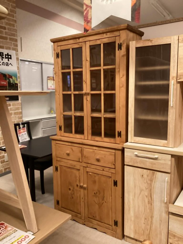 【西岡店　展示現品】90カップボード