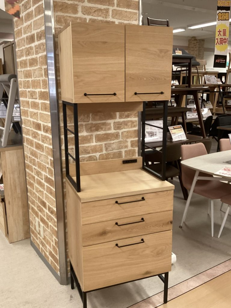 【西岡店　展示現品】カップボード　ﾚﾃﾞｨ600