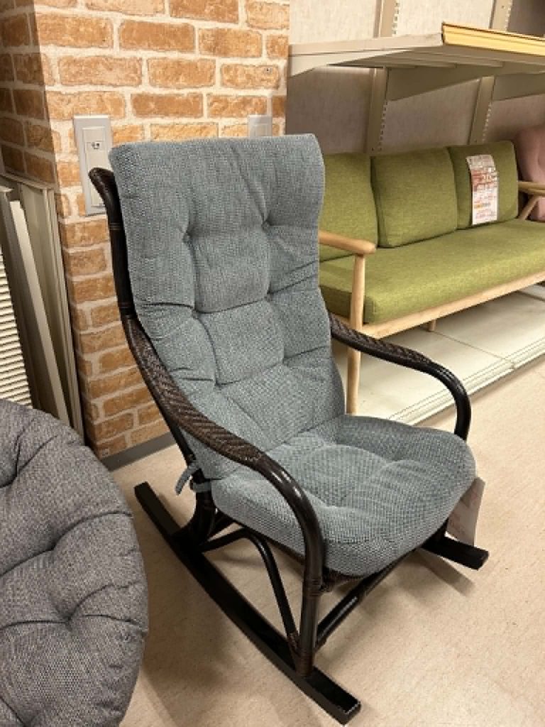 【西岡店　展示現品】ラタン　ロッキングチェア